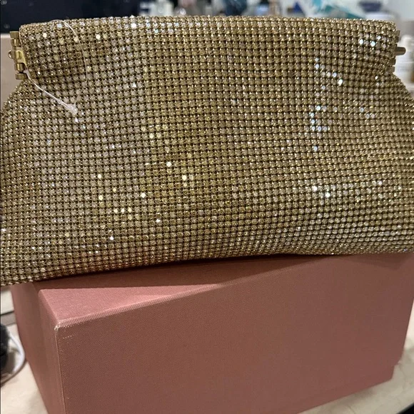 Cult Gaia gold crystal clutch - Picture 4 of 4